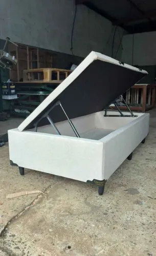 Cama box baú solteiro Novo Entrego