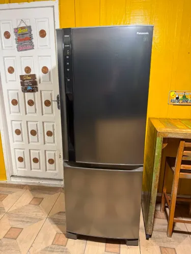 Geladeira Panasonic inox inverse Frost Free (entrego) 