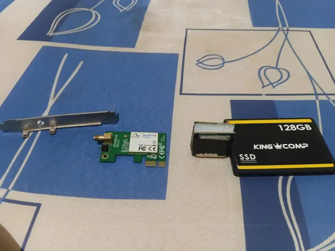 Vendo processador ssd e placa Wi-Fi tudo pra pc