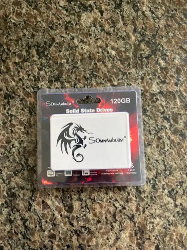 SSD 120 GB novo, lacrado com garantia.