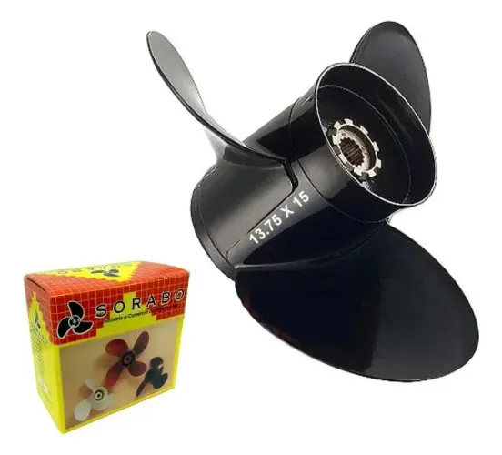 Hélice para motor de popa Mercury 60/120 hp  13.25 x 17 SUPER OFERTA = ENVIO IMEDIATO