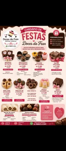 Doces para festas 