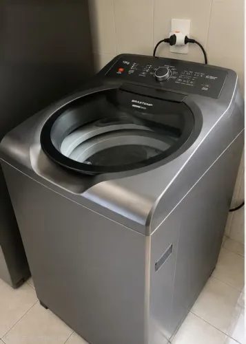 LAVA ROUPAS BRASTEMP 15KG DOUBLE WASH - TITANIUM