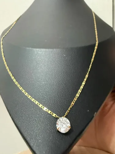 Corrente Piastrine de ouro 1.60g 18k procedência garantia eterna