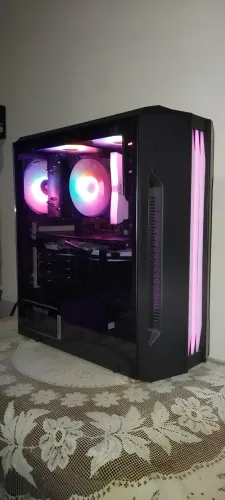 PC Gamer Ryzen 5 5500 + MSI RX 580 8GB ARMOR X + 16GB RGB + SSD 480GB | Pronto para Jogar!