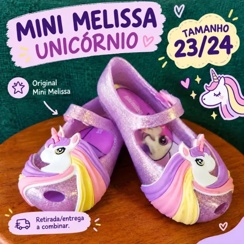 MINI MELISSA UNICÓRNIO - infantil