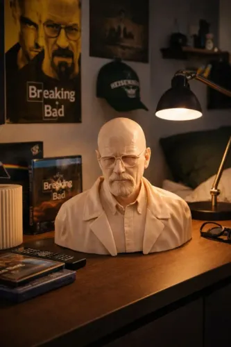 Busto Heisenberg Walter White Breaking Bad 20cm
