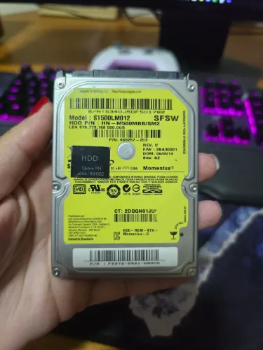 HD 500GB NOTEBOOK