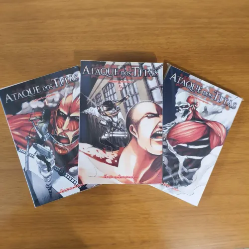 Ataque dos Titãs Vol. 1 ao 3 (Reimpressão)