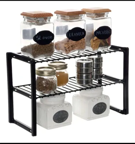 Organizador Rack Armário e Despensa de Cozinha 