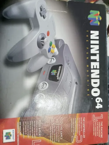 Nintendo 64 na caixa!