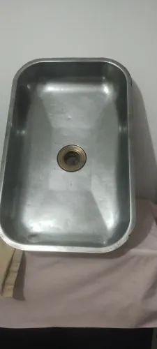 Bacia inox, para pia de mim cozinha