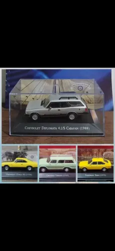 Lote com 4 miniaturas escala 1/43