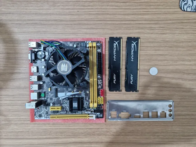 VENDO KIT 1155 COM I5 3470 + 16GB DE RAM + B75 COM COOLER 