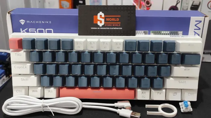 Teclado mecânico com Switch Azul - Store World