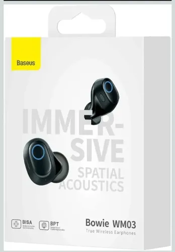 Fone de Ouvido Sem Fio Baseus WM03(Preto)