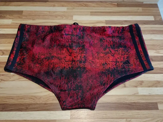 Sunga Adidas Vermelha degradê - Tam G 