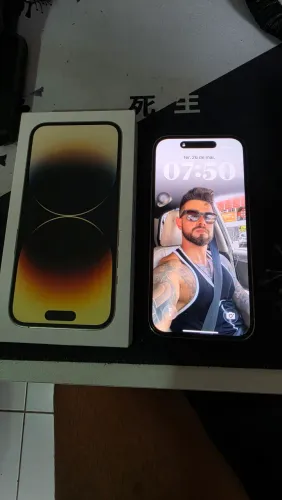 iPhone 14 Pro 128GB - Dourado | Muito conservado