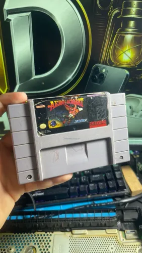 Jogo original super Nintendo AERO ACRO BAT