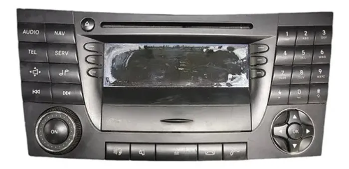 Radio A2118201079 Mercedes E320 2003 A 2005 Display Não Liga