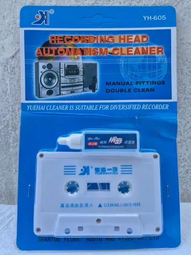 Fita de Limpeza pra Toca Fitas e Tape Deck