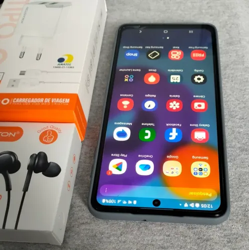 Samsung M52 5G 128GB C/ Acessórios