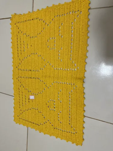 Tapete de crochê 