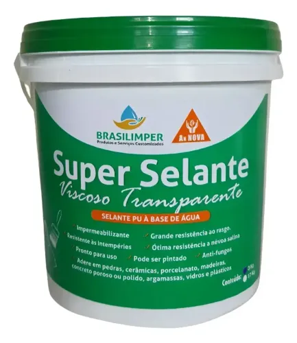 Brasilimper - Super Selante Liquido Transparente - 17KG