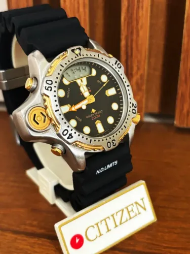 Citizen Aqualand C023 Americano - Ótimo Estado Display Forte (Usado)