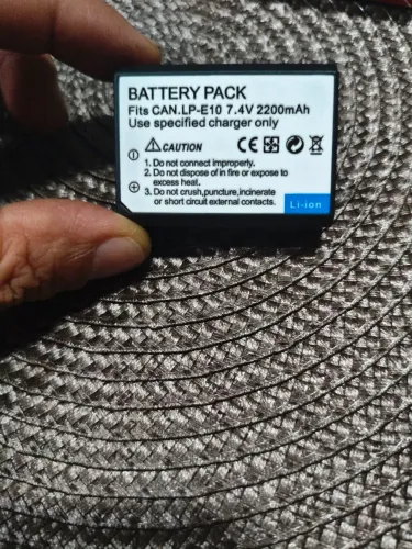 Bateria Lpe10 para Canon T3 T4 e T5