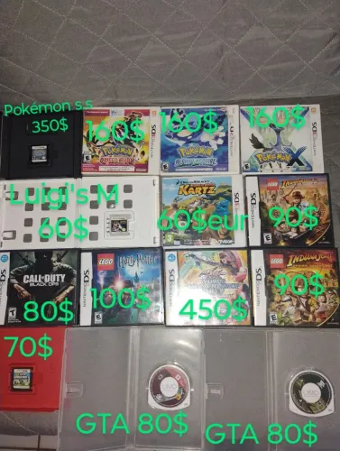 Jogos Nintendo DS, 3DS, psp