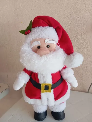 Papai Noel Artesanal em Tecido