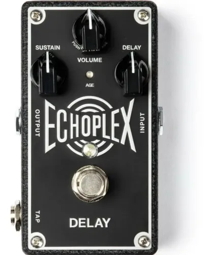 Pedal de Efeito Delay MXR Echoplex EP103 Preto Análogo 9V