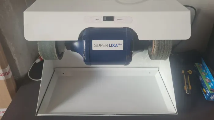SuperLixa Pro HS 220V - LIXADEIRA PROFISSIONAL COM BANDEJA PARA COLETA DE RESÍDUOS