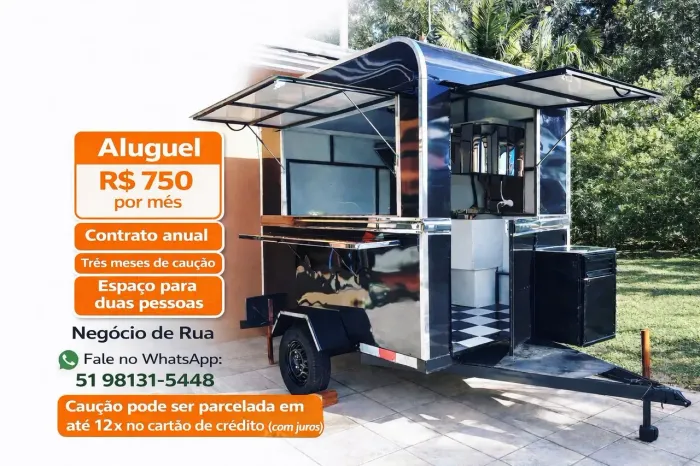 ALUGUEL DE FOOD TRAILER!