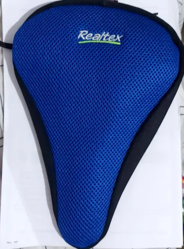 Capa Banco de BIKE ERGOMÉTRICA. Novo e  cheiro de NOVO. Marca Realtex .Azul.