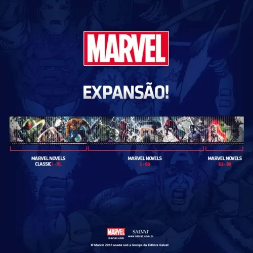 Coleção Marvel HQ Salvat Graphic Definitivo 1-77 + clássicos 1-33. Tem 110 HQs impecáveis