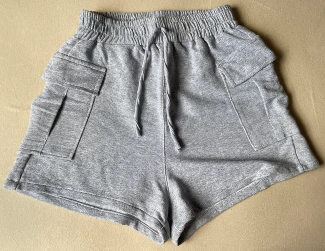Shorts moletom cinza G