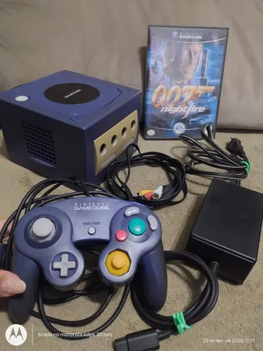 Game cube completo funcionando perfeitamente 