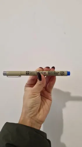 CANETA PIGMA MICRON - ponta 01 - AZUL