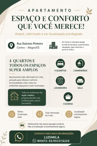 Alugo apartamento super amplo