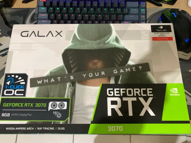 Placa de vídeo RTX 3070