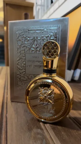 Perfume Fakhar Gold Extrait Lattafa Eau de Parfum Unissex 100 ml - Original | Alta Fixação