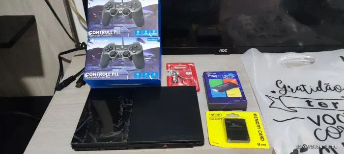 Playstation completo tudo novo e jogos com HDMI pra melhor imagem