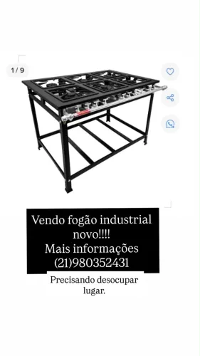 Vende se FOGÃO INDUSTRIAL