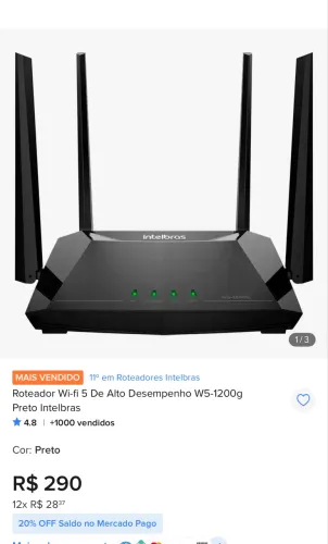 ROTEADOR INTELBRAS 5g