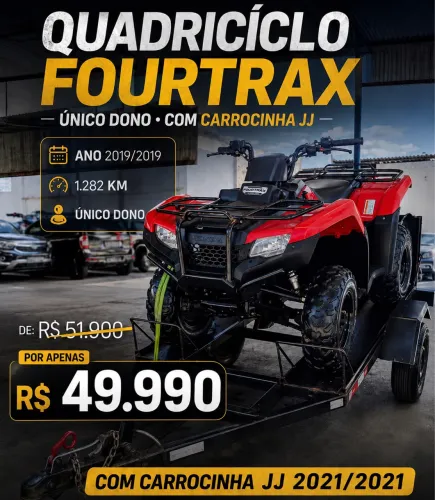 Quadriciclo Fourtraxx único dono