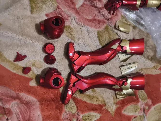 Iron Man Deagostini Pernas e Braço