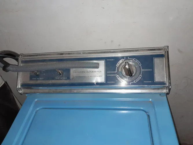 Brastemp Super Luxo Azul Antiga - Painel Íntegro, Revisada, Centrífuga e Água Quente!