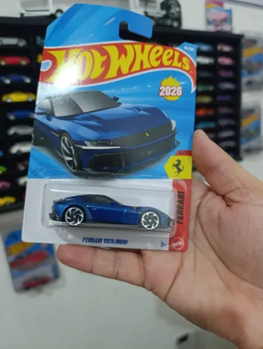 Ferrari 12cilindri Azul Hot Wheels 2026